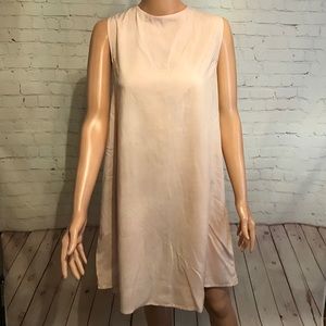Glamourous Tall NWT size 18 baby faux suede pink dress